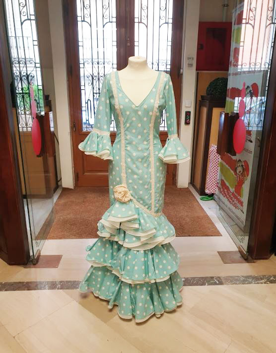 Cheap Flamenco Dresses on Sale. Mod. Roce Mint. Size 34